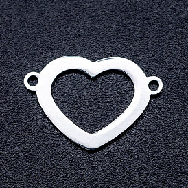 201 Stainless Steel Links Connectors, Heart