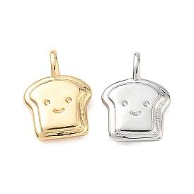 Латунь прелести, тост с подвесками в виде улыбающегося лица