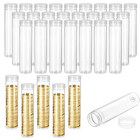 50шт. пластиковый ящик для хранения монет, колонка