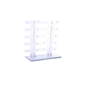 Expositores de plástico transparente para gafas, para escritorio, hogar decorativo, mujeres, hombre
