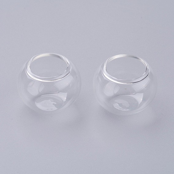 Blown Glass Globe Cover, Wishing Bottle Bubble Vial