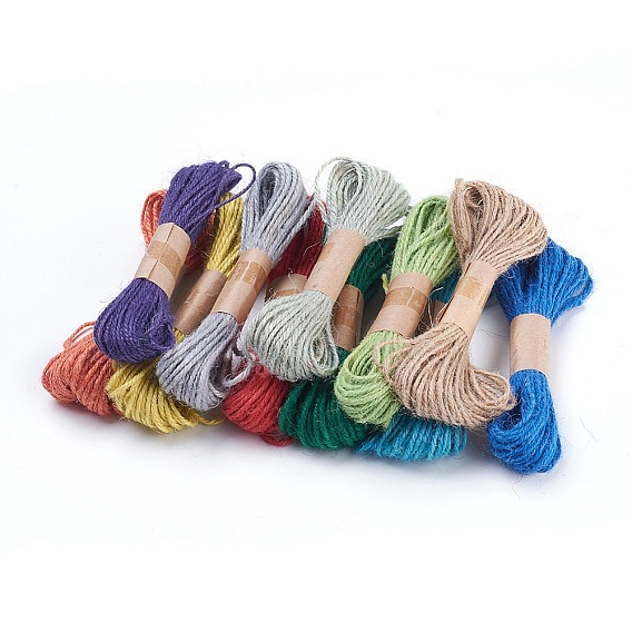 Джутовый шнур, джутовая струна, джутовый шпагат, для изготовления ювелирных изделий, 3 -ply