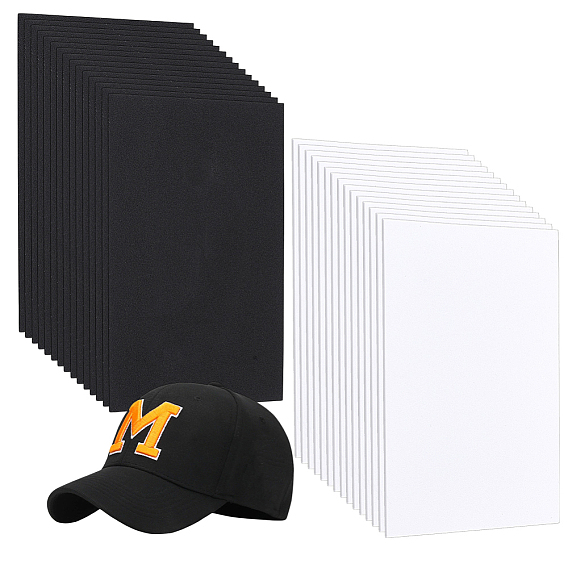 30шт. 2 цвета листов из пенополиэтилена EVA, прямоугольные