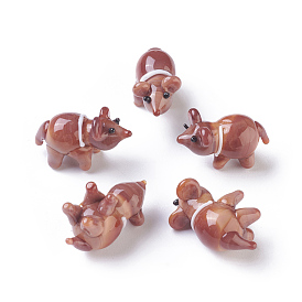 Home Decorations, Handmade Lampwork Display Decorations, Bear