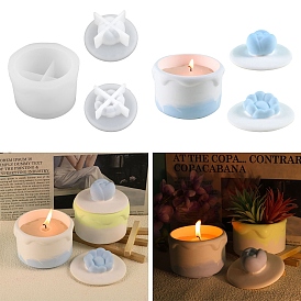 Food Grade DIY Silicone Candle Molds, For Candle Making