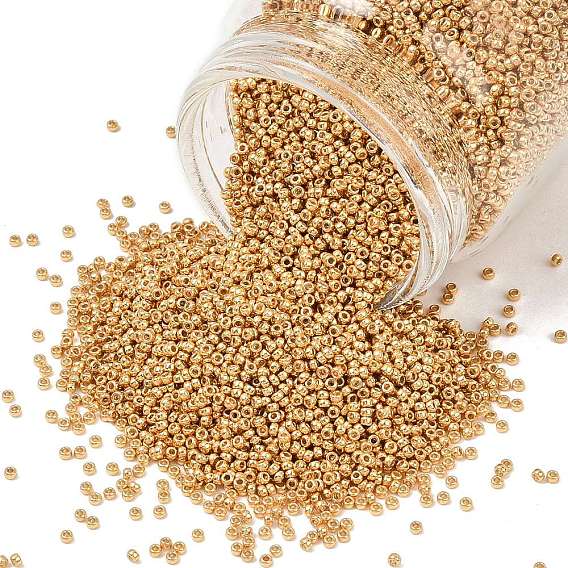 Миюки круглые бусины рокайль, японский бисер, 11/0, оцинкованный