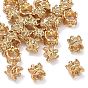 SHEGRACE Brass Beads, Cadmium Free & Nickel Free & Lead Free, Hollow Column