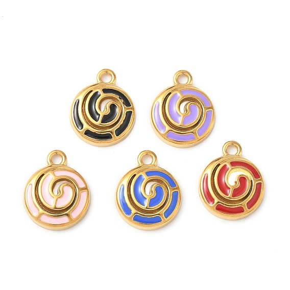 304 нержавеющей стальной эмали подвески, плоско-круглые, ионное покрытие (ip)