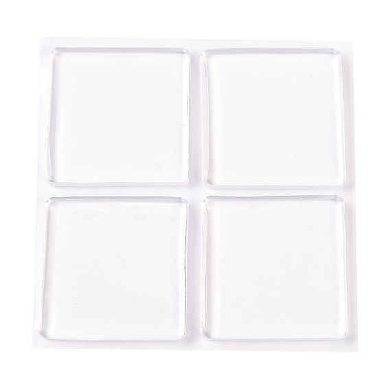 (Defective Closeout Sale)Transparent Silicone Anti-Collision Bumper Guard, Square Adhesive Protector Sticker for Car, Door, Wall, Refrigerator, Furniture, Cabinet