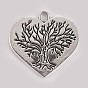 Tibetan Style Alloy Pendants, Mix Shapes with Tree of Life
