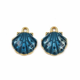 304 нержавеющей стальной эмали подвески, подвески в форме ракушек, ионное покрытие (ip)