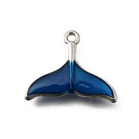 Подвески из эмали и сплава, прелести рыбий хвост