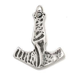 316 Surgical Stainless Steel Pendants, Axe Charm