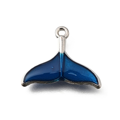 Подвески из эмали и сплава, прелести рыбий хвост