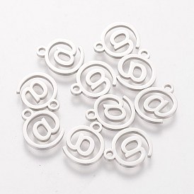 201 Stainless Steel Charms, Mark @