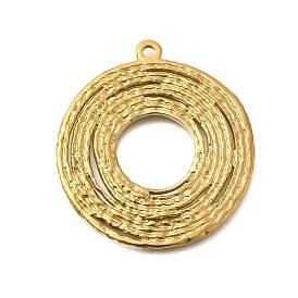 Вакуумное покрытие pvd 201 подвески из нержавеющей стали, плоский круглый шарм