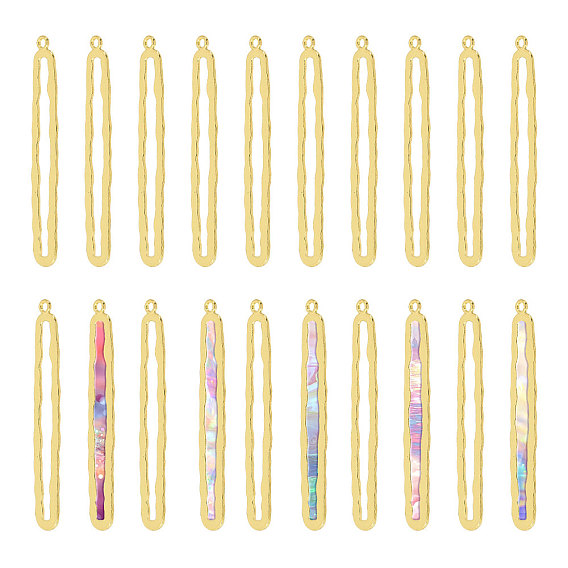 20 большие подвески из сплава с открытой задней панелью, для diy уф смолы, эпоксидная смола, Прессованные цветочные украшения, овальные