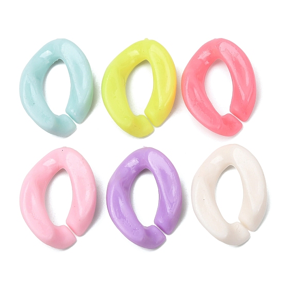 Непрозрачные пластиковые быстроразъемные соединители, витых овальных