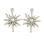 Подвески из сплава , с акриловой фурнитурой, снежинка очарование