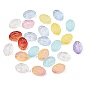 Transparent Handmade Lampwork Beads, Oval & Butterfly