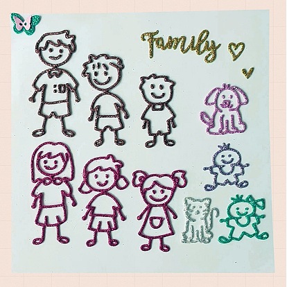 Детские трафареты для резки из углеродистой стали, для diy scrapbooking, Фотоальбом, декоративная бумага для тиснения, матовый цвет нержавеющей стали