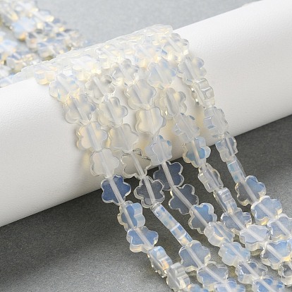 Opalite бисер пряди, цветка сливы