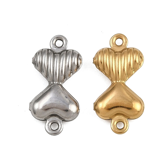 304 подвески из нержавеющей стали, двойные сердечные ссылки, ионное покрытие (ip)