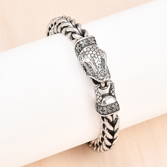 316 браслеты с хирургическими звеньями из нержавеющей стали, змея