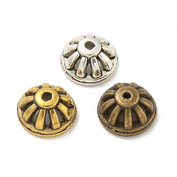 Сплавочные овальные бусины тибетского стиля , без кадмия и без свинца