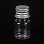 PET Plastic Mini Storage Bottle, Travel Bottle, for Cosmetics, Cream, Lotion, liquid, with Aluminum Screw Top Lid