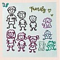 Детские трафареты для резки из углеродистой стали, для diy scrapbooking, Фотоальбом, декоративная бумага для тиснения, матовый цвет нержавеющей стали