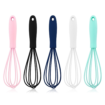 Силиконовый взбиватель яиц, с ручкой TPR, инструмент для выпечки своими руками