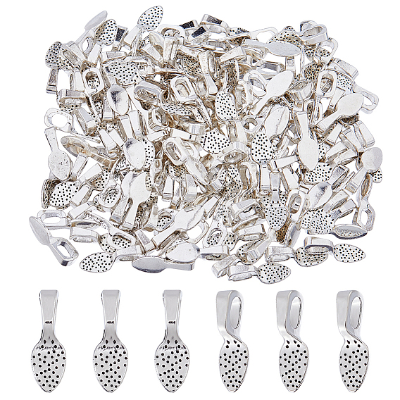 150шт. сплава клееные плоские накладки дужки, лопата подвесные поручни