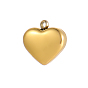 304 подвески из нержавеющей стали, сердце прелести, ионное покрытие (ip)