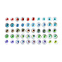 Half Round/Dome Dragon Eye Pattern Glass Flatback Cabochons for DIY Projects