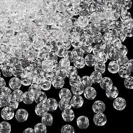 Прозрачные акриловые бусины, рондель