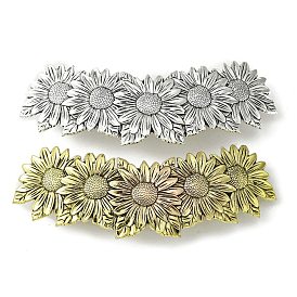 Alloy Hair Barrettes, for Woman Girls