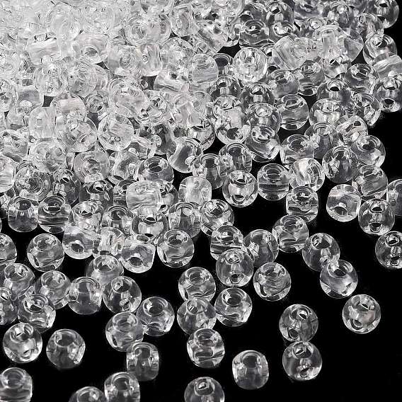 Прозрачные акриловые бусины, рондель