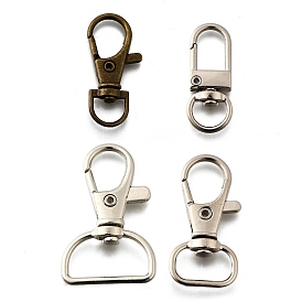 Застежками сплава поворотные, с карабин-лобстерами , без никеля 