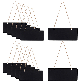 12наборы больших деревянных подвесок, доски для записей, с джутовой веревкой