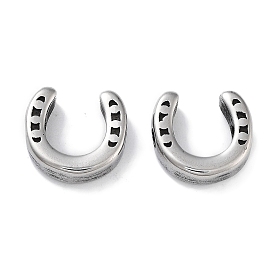 304 Stainless Steel Beads, Horseshoe