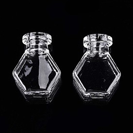 Стеклянные бутылки, шарик контейнеры, шестиугольный