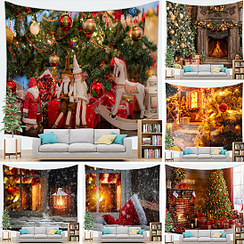 Christmas series tapestry Christmas tree home guest restaurant decoration tapestry bedroom bedside decoration tapestry 215