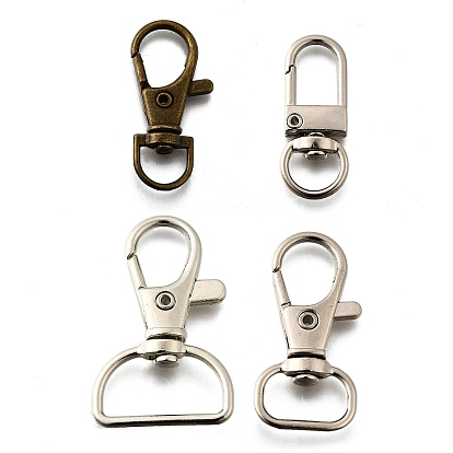 Застежками сплава поворотные, с карабин-лобстерами , без никеля 