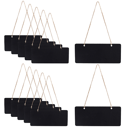 12наборы больших деревянных подвесок, доски для записей, с джутовой веревкой