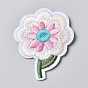 Computerized Embroidery Cloth Iron on/Sew on Patches, Costume Accessories, Appliques, Flower