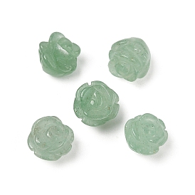 Естественный зеленый бисер авантюрин, роза