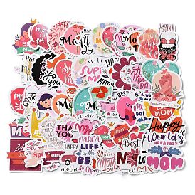 Mother's Day Self-Adhesive Paper Gift Tag Stickers, for Party, Decorative Presents