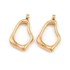 304 подвески из нержавеющей стали, самородки, без свинца и без кадмия, ионное покрытие (ip)