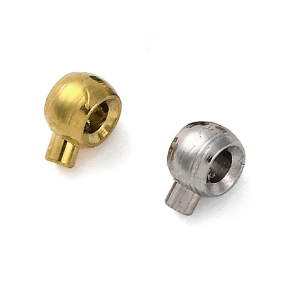 Ионное покрытие (ip) 304 обжимные бусины из нержавеющей стали, круглые